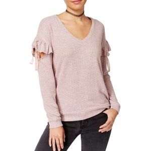 Super soft cold shoulder sweater